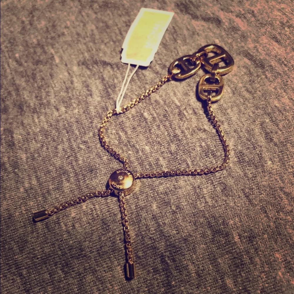 Michael Kors - NWT - Gold Pull String Bracelet